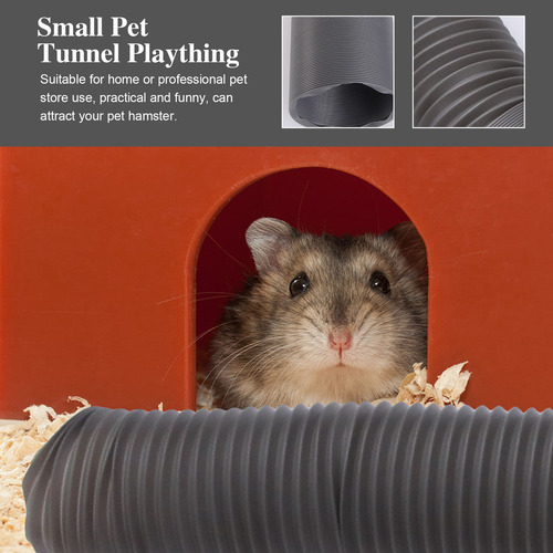 Túnel Pequeño De Plástico Para Mascotas, Juguete Para Hámste