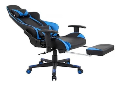 Imagen 2 de 2 de Silla Gamer Ergonomica Cojines Lumbar Reclinable Reposapies