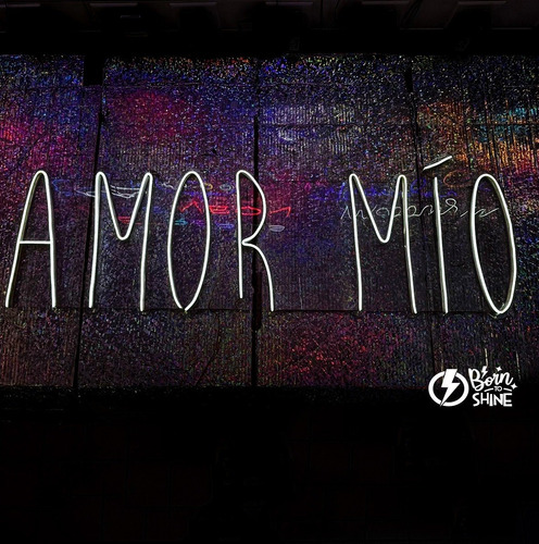 Amor Mío Letreros De Neón Flex Lámpara Led Decorativo