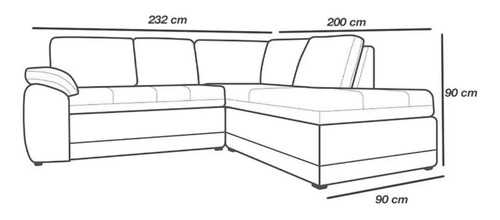 Sala 100%piel - Sevilla Modular 2 Pzs - Conforto Esquinero L