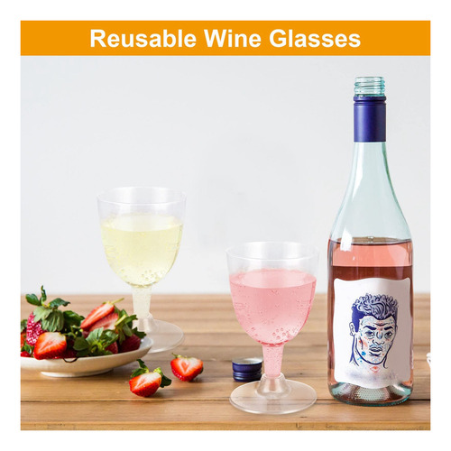 Copas De Vino De Plástico, Copas De Vino Tinto, Vino Plás