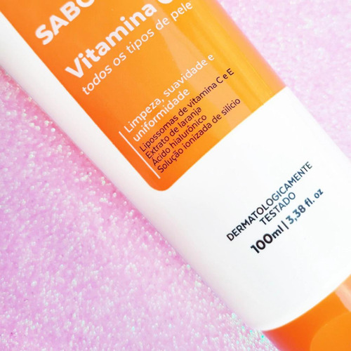 Sabonete Líquido Facial Vitamina C Dermachem 100ml Todo Tipo De Pele Dia/noite