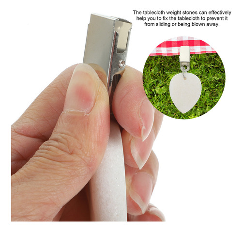 2025 Pinza Ovalada For Cubrir Mesa De Camping, 4 Unidades