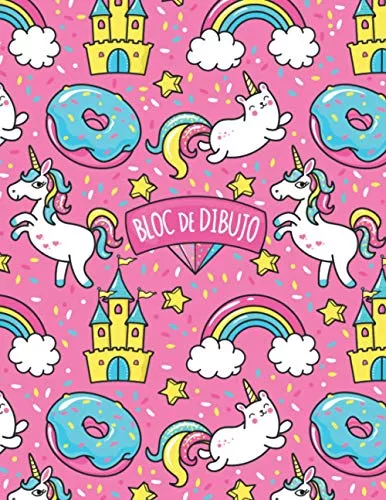 Libreta de Dibujos Para Ninas : Cuaderno de Unicornios Para Niños