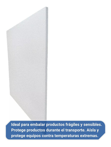 Placa De Telgopor - Alta Densidad 150 Mm(25 Kg) Por Placa