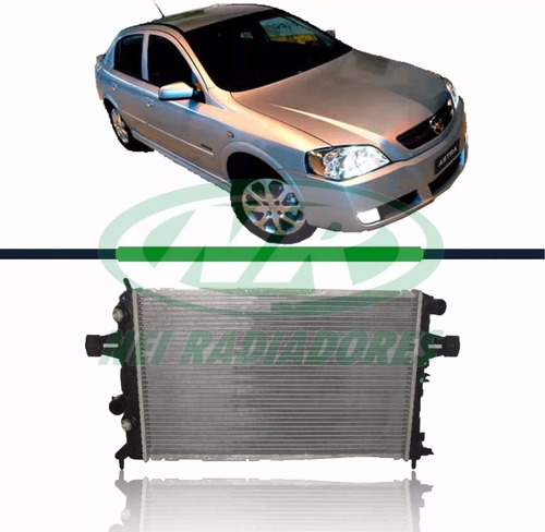 Radiador Gm Astra / Zafira 99ed / Vectra 2006 Automático