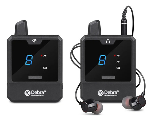 Sistema De Monitores Inalambricos In-ear D-debra Er-mini