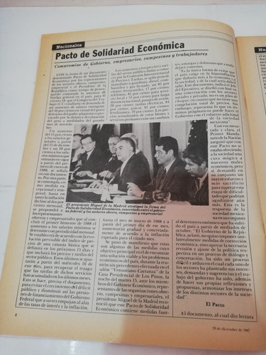 Tiempo Conjura El Riesgo De Hiperinflación El Pacto De (Usado)