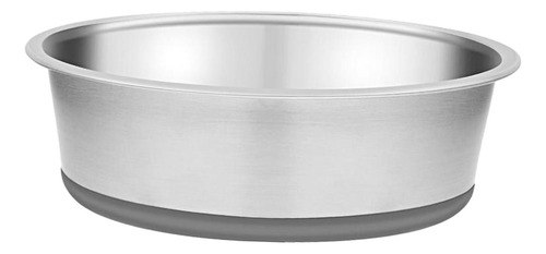 2 Cuenco De Acero Inoxidable Para Perros Con Base De 14cm