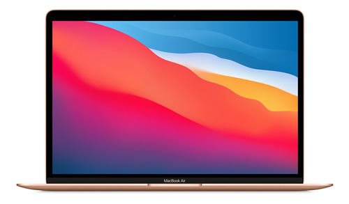 Imagen 1 de 5 de MacBook Air M1 2020 oro 13.3", Apple M1  8GB de RAM 256GB SSD, Apple M1 8-Core GPU 2560x1600px macOS