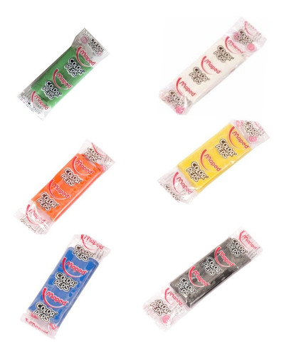 Imagen 3 de 7 de Plastilina Color Peps 20 Grs X 48 Unidades Surtidas Maped Ed