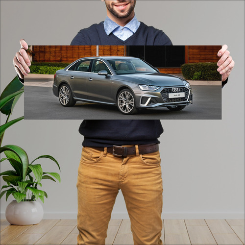 Cuadro 30x80cm Auto 2020 Audi A4 Sedan S Line Za 620