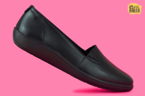 Imagen 2 de 7 de Zapato De Dama Flexi Slip On 101905 Negro Cómodos Originales