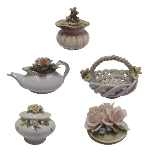 Adornos Porcelana Miniaturas Italiana Marca Capodimonte