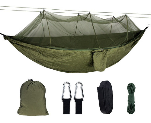 Hamaca De Camping Con Mosquitera Extraíble Para 2 Personas/