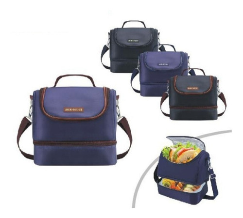 Imagem 4 de 6 de Bolsa Térmica Masculina Trabalho Academia Lancheira Fitness