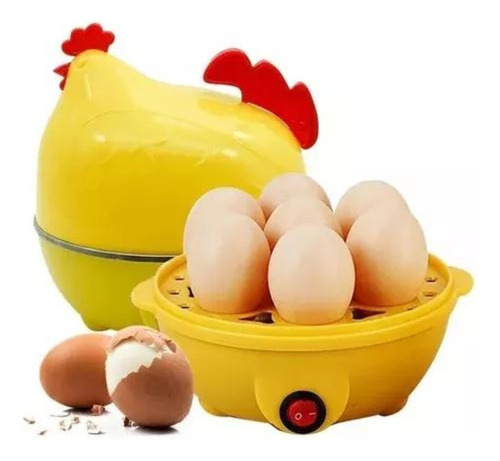 Hervidor De Huevos Gallina Eléctrico 7 Huevos Cocinar