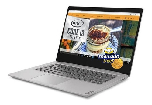 Imagen 1 de 2 de Laptop Portátil Lenovo Core I5 10ma Gen 4gb 500gb 14¨, I5/i7