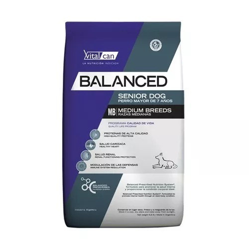 Vitalcan Balanced Senior Razas Grandes X 15 Kg