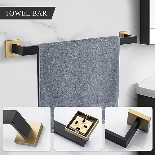 Juego De Accesorios De Baño De 5 Piezas, Juego De Toalleros