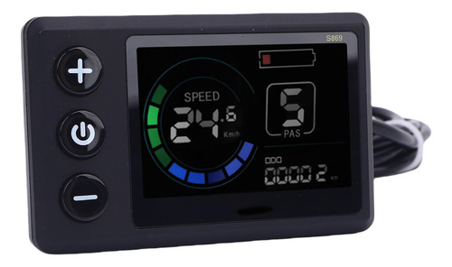 Medidor De Pantalla Para Bicicleta Eléctrica Lcd S869 Dc 24v