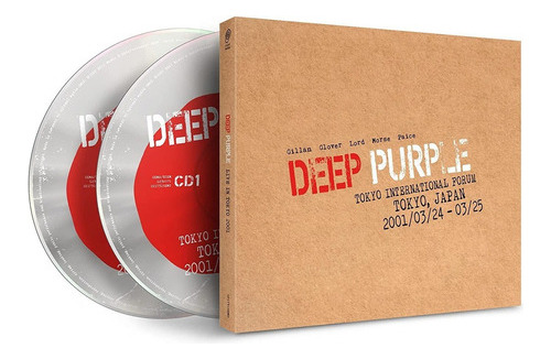 Deep Purple Live In Tokyo 2001 Usa Import Cd X 2 Nuevo