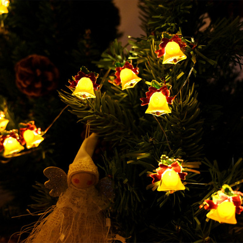 Luzes De Natal Led H 20 Enfeites De Sino De Natal