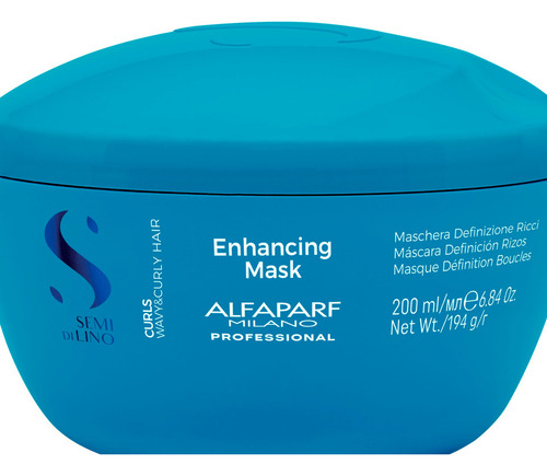 Alfaparf Semi Di Lino Curls Máscara Cabello Rulos X 200ml 3c