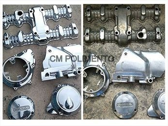 Kit 155 - 4 Peças Polimento Brilho Inox Alumínio 10 Cm