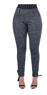 Calça Skinny Jacquard Com Cinto Super Luxuosa Envio Rapido