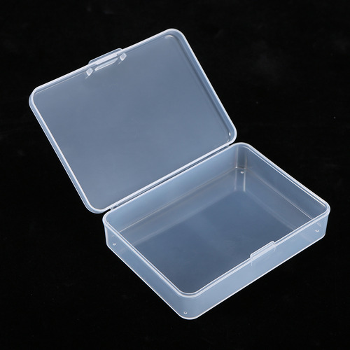 Caja De Almacenamiento Portátil Rectangular De Plástico Tran