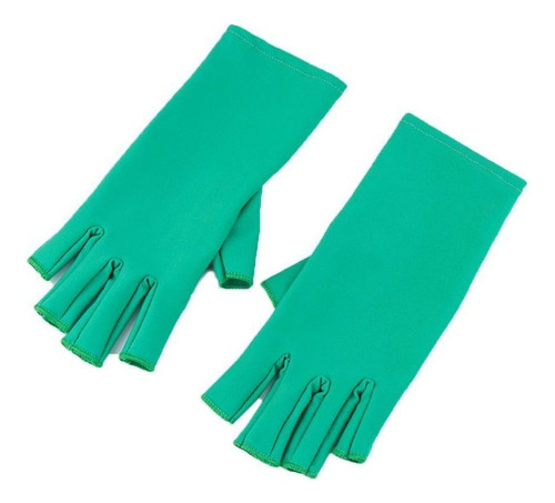 7 Pares Guantes Protectores De Manicura Contra Los Rayos Uv