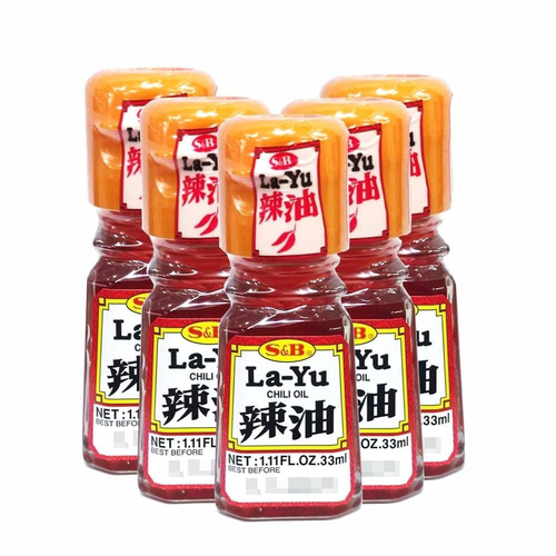 Óleo Apimentado La-yu Layu Para Guiozá 33ml (kit Com 5) -s&b