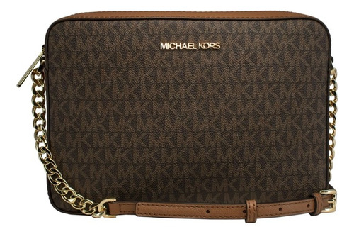 Bolsa Crossbody Michael Kors Jet Set - Marrom