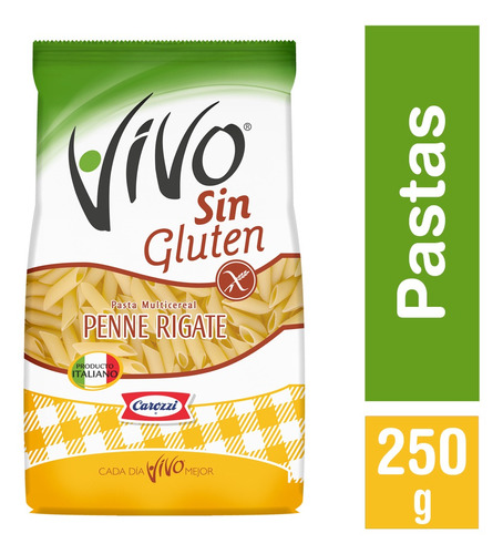 Vivo Pasta Penne Rigati Sin Gluten 250 Gr