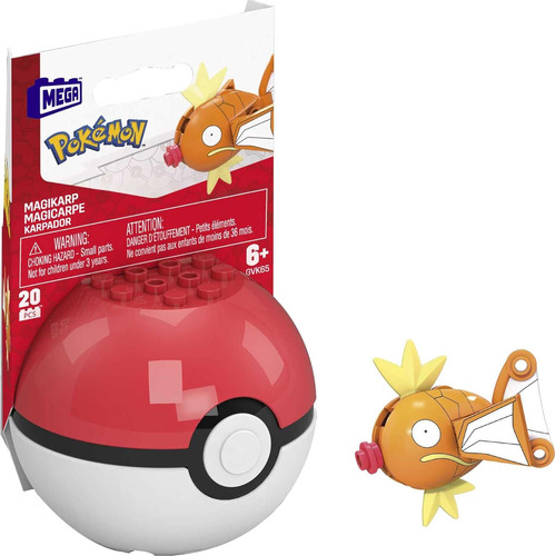 Mega Construx Pokemon Magikarp Construction Set, Building To