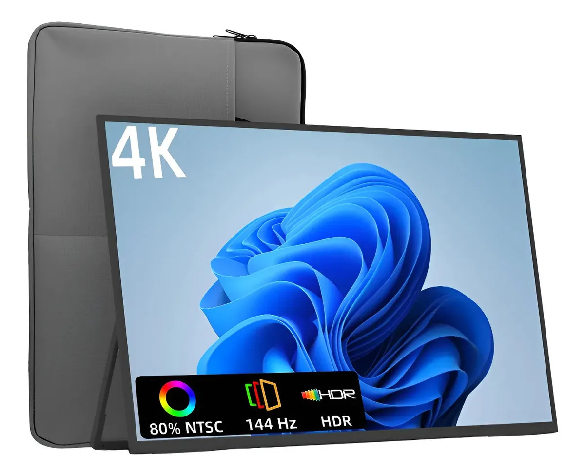 Monitor Gamer Portátil Bettdow De 19 Polegadas 4k 144hz