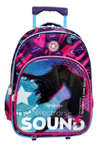 Mochila Con Carro Sound 18 Pulgadas Phi Phi Bags 