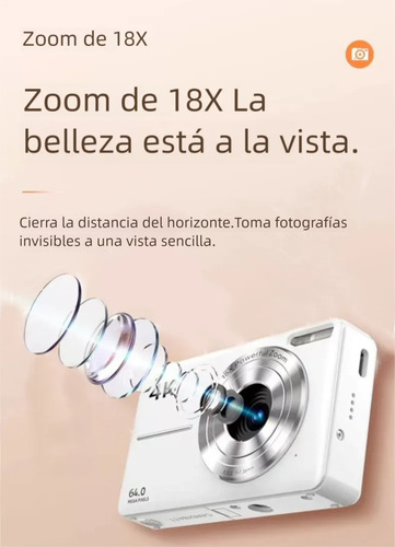 Cámara Digital Autofocus 4k 1080p 16x Zoom Cámara Compacta 2.8 Webcam Filtros Principiantes Videocámara +tarjeta Sd 32g