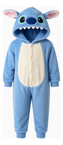 Pijamas Stich Enterito Disfraz Para Niños Invierno
