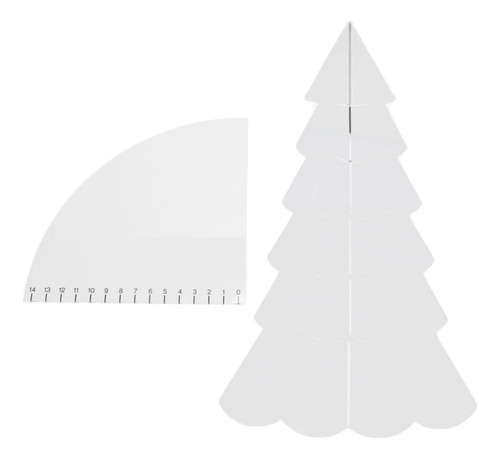 Set De Colcha De Árbol De Navidad Hecho A Mano En Acrílico T