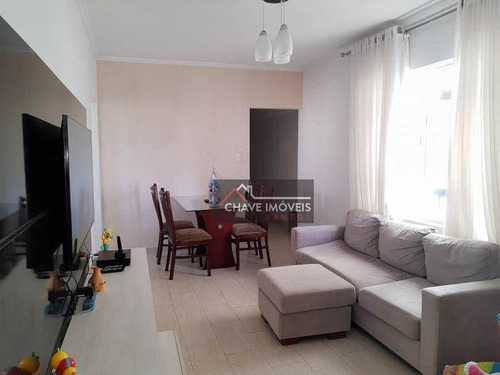Imagem 1 de 12 de Apartamento Com 1 Dormitório À Venda, 65 M² Por R$ 281.000,00 - Ponta Da Praia - Santos/sp - Ap3104