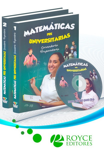 Matemáticas Preuniversitarias Secundaria Preparatoria Con Cd