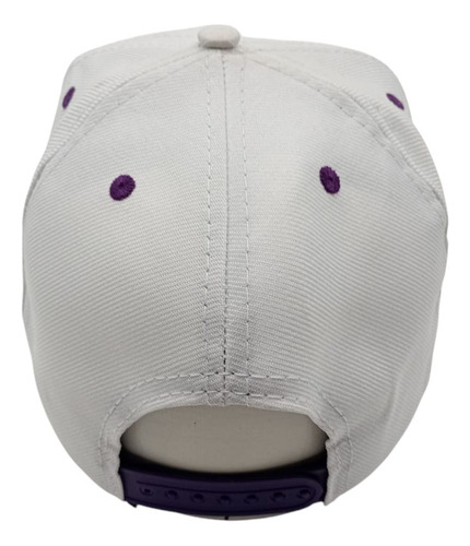 Gorra Flat Equipos Varios Ajustable Deportes Premium Moda White Laker Medida Ùnica Ajustable Lisa