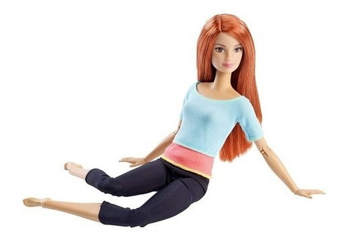 Imagem 3 de 6 de Barbie Feita Para Mexer Top Azul Ruiva Ms