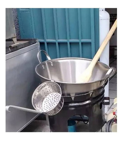 Cazo Para Carnitas D 90cms,con Base,escurridor,y Quemador