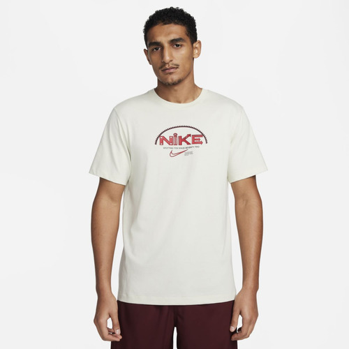 Playera Para Hombre Manga Corta Nike Blanca