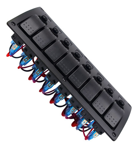 8 Panel De Interruptores Universal 12v 120w Indicador Con