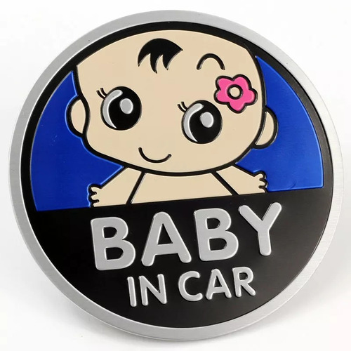 Placa Baby In Car Uso Universal Autos
