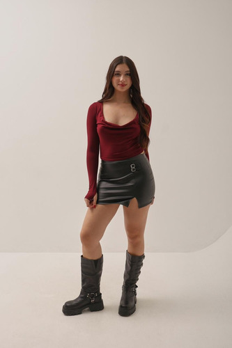 Tops Manga Larga Buche Mujer Naif